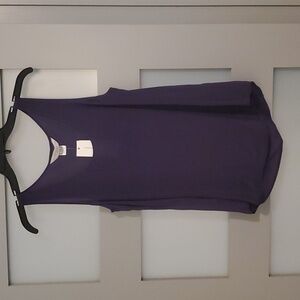 NWT French Connection Size 8 Purple Silk Top